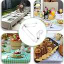 Tablecloth 24 Packs Table Cloth Holder Clips,Transparent Plastic Clear Table Clips,Outdoor Tablecloth Clips for Home Wedding Meeting Party Camping Picnic Indoor Outdoor EventsLarge-24Pcs