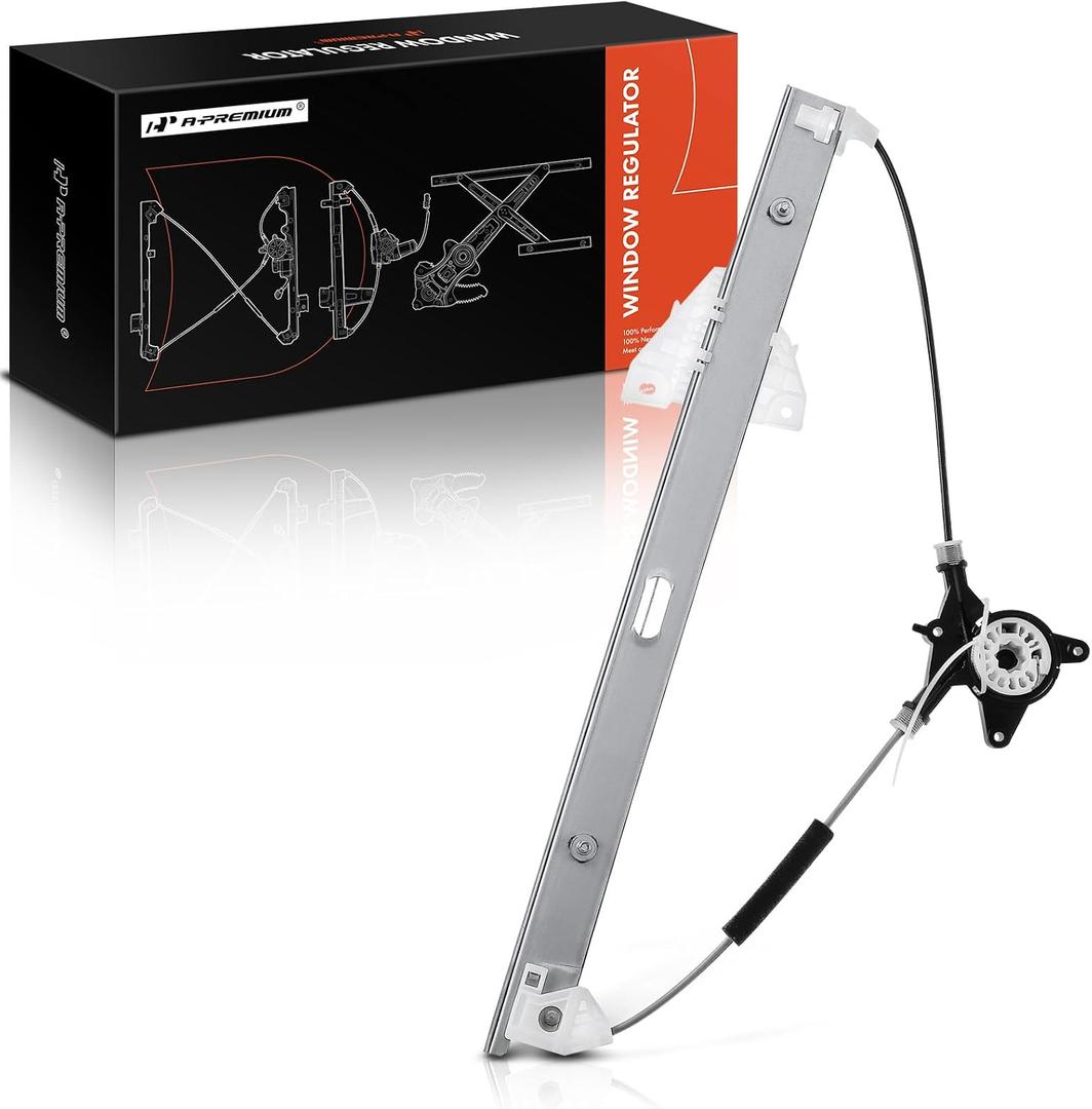 A-Premium Front Right Passenger Side Power Window Regulator Without Motor Compatible with 2007-2012 Mazda CX-7, Regulator Only