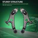Left Right Front Lower Control Arm and Ball Joint Assembly Compatible With 2011 12 13 14 15 16 17 18 2019 To-yota Sienna 2PCS AUQDD K622035 K620036 Driver And Passenger Side Professional Suspension