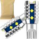 912 921 LED Bulbs for Backup Reverse Light Bulbs, 921 LED Bulb W16W 906 904 902 6000K White Replacement Lamps, High Power XDB 12-SMD Chipsets (Pack of 2)