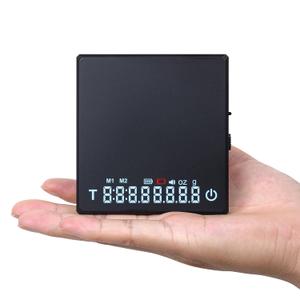 Mini Coffee Scale with Timer, 2kg/0.1g Precision Digital Espresso Scale with Waterproof Silicone Mat for Pour Over, Coffee Bean Weight, Kitchen (Black, ABS)