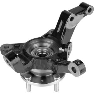 Front Steering Knuckle & Wheel Bearing Hub Assembly Compatible with Chevy Aveo 2004-2011,Aveo5 2007-2011,Pontiac G3 2009-2010,Right Passenger Side Replaces #96535191