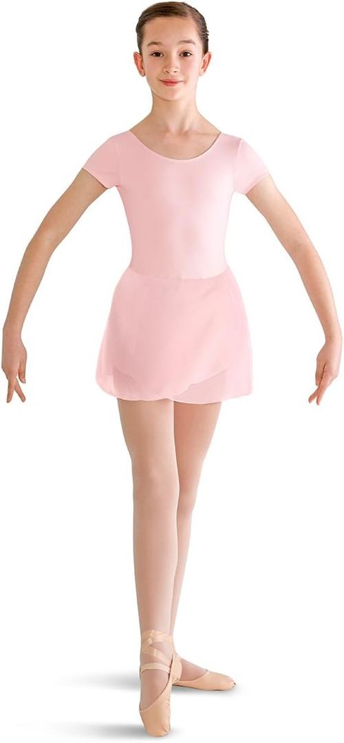 Bloch girls Prisha Short Sleeve Leotard Dress, Size: 4-6