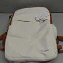 Taygeer Backpack for Women, College Backpack with Laptop Compartment & Shoe Pouch, 35l Travel Laptop Mochila Carry On Luggage, Airline Approved Personal Item Bag For Weekender Gym Hiking, Khaki White (Large)