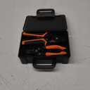 SOMELINE Ferrule Crimping Tool Kit, Hexagonal Ferrule Crimping Pliers (AWG 24-8),with 24 Sizes Insulated Ferrules and Insulated Twin Ferrules, Crimp Pliers and Stripper Kit Crimp Connector