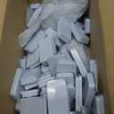 100 Pcs Slide Top Tin Containers, Empty Mini Metal Tin for Lip Balm, Jewelry, Candies,Pills, Small Crafts (Gloss White)