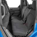 Rough Country Neoprene Seat Covers for Ford Bronco 4-Door (2021-2025 w/No Rear Folding Armrest) - Waterproof & UV Resistant, 4-Layer Protection with Foam Padding, Front & Rear Seat Cover Set