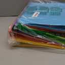 SUIN 1-inch 3 Ring Binder with 2 Interior Pockets, 1''Durable Binders Holds US Letter Size 8.5'' x 11'' Paper - Versatile Binders for Office, Home, and School Use, 6 Pack