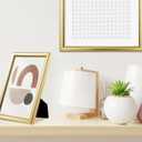 LaVie Home 5x7 Picture Frames (12 Pack, Gold) Simple Designed Photo Frame with High Definition Glass for Wall Mount & Table Top Display, Set of 12 Classic Collection