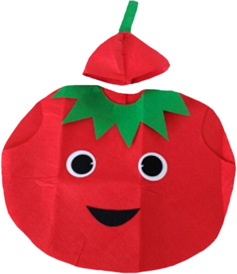 Petitebella Tomato Children Costume 3-7y (Red, One Size)