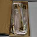 dynofit 3 Inch Rear Lift Blocks for Silverado 1500 Sierra 1500 2WD 4WD(2007-2024), Leveling Block Kit Compatible with Chevy GMC Pickup, Square Leaf Spring Axle Ubolt Kit