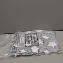 VitalCozy 2 Pack Self-Warming Cat Mat Self-Heating Pad Bed Reversible Machine Washable Reflects Body Heat Warm Thermal Pet Pad Crate Blanket for Feral and Indoor Cat (Grey, 12'' X 12'', Star)