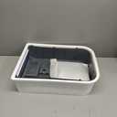 Enclosed Totally Cat Litter Box with Lid, Kitty Litter Boxes with Anti-Splashing Easy to Clean Drawer Type Tray, Covered Kitten Litter Box, Front Entry Top Exit, 18.5x14.4x13.4 Inches