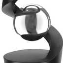 Fidget Toys for Adults, Metal Fidget Toys Desk Fidgets for Office for Adults, Quite Kids Fidget Toys for Anxiety and Stress (Black Silver)