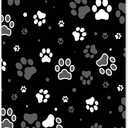 Fashion A4 Clipboard, Standard Letter Size 9" x 12.5", Decorative Wooden Clipboard with Low Profile Metal Clip for Office, School, Teachers, Cute Dog Paw