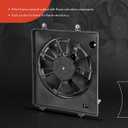 A-Premium Right A/C Condenser Fan Assembly