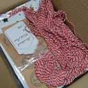 24 Pack 6X6X3 Christmas Cookie Boxes for Gift Giving Gold Foil Star White Bakery Boxes with Window 6 Inch Small Treat Boxes for Mini Cake Pastry Dessert Cupcakes Candy Donut Packaging