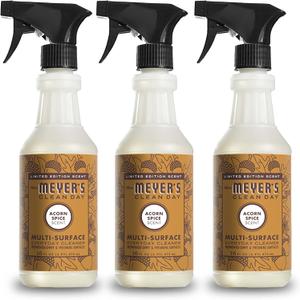 MRS. MEYER'S CLEAN DAY MRS. MEYER'S CLEAN DAY All-Purpose Cleaner Spray, Limited Edition Acorn Spice, 16 fl. oz - Pack of 3 3.81 pounds