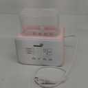 Baby Bottle Warmer, Gronwsy 8-in-1 Fast Milk Warmer with Timer Breastmilk or Formula, Fits 2 Bottles, Accurate Temperature Control, with Defrost, Sterili-zing, Keep, Heat Baby Food Jars Function (Pink)