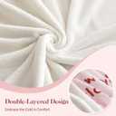 weigelia Dear Mom Throw Blanket - Soft Fleece Throw Blanket for Mom Gifts, Warm & Cozy Mothers Day Birthday from Daughter Son, Lovly Blanket Gift for Bed, Sofa (Pink, 60" x 80")