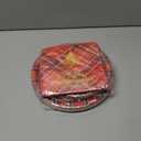 72 Pcs Christmas Plates Disposable Party Set Red Black Plaid Christmas Tree Holiday Paper Plates and Napkins for Chirstmas Party Table Decorations