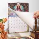 4 x 2026 calendar-wall calendar January-December Calendar Bible Theme wall calendar 11.7 x 8.2 Wall Calendar ffor Office Home Planning & Organizing