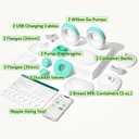 Willow Go - Hands Free Breast Pump - Wearable Breastfeeding Pump - Portable, Electric, Cordless, & 9 Levels of Hospital Grade Suction Strength - Postpartum Essentials - Double Breast Pump