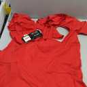 Ekaliy Women's Plus Size Maxi Dress Elegant V-Neck Ruffle Sleeves Bodycon Mermaid Evening Gown.2XL