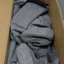 Road Comforts Full Set Car Seat Covers Front Rear Seat Cover Low Back, Flax Seat Protector, Airbag Compatible, Universal Fits for Most Cars, Truck, SUV, Vans Gray