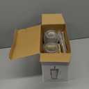 Birity 24oz Ribbed Glass Cup with Lids and Straws,2Pack Glass Tumbler with Handle,Reusable lced Coffee Cups with lids-Glass Cups with Lids,Mason Jar Cup for Smoothie,Coffee,Juice,Water,Tea,Travel Mug