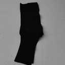 Compression Pantyhose for Women, 20-30 mmHg Footless Graduated Support Medical Compression Stockings (X-Large, Black)