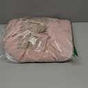 ZESICA Women's 2026 Long Sleeve Crew Neck Ruffle Tiered Layered Chiffon Flowy Swing Long Midi Dress (X-Large, Pink)