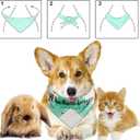 3 x Dog Christmas Bandanas, 2 Pcs Christmas Friends Show Dog Bandanas for Friends TV Show Fans Gifts, Pet Party Costume Accessories Decoration