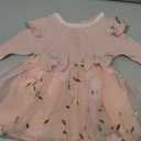 PATPAT Baby Girl Dresses Ruffle Sleeve Tutu Dress Butterfly Tulle Dress Flower Girl Party Birthday Princess Dresses (3-6 Months, Pink-2)