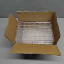 QIYUSHRY Earring Storage Box Acrylic Jewelry Storage Holder Ring Clear Plastic Transparent Jewelry Display Stand with 5 Drawers 120 Small Compartment Tray for Women Girls
