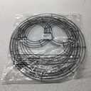 5 Pieces Christmas Metal Wreath Frame Ring Round DIY Macrame Floral Crafts Wire Wreath Form Christmas Decoration Door Craft (Deep Green, 12 Inch, 8 Inch)