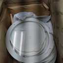 Bakken Master 12 Piece Plastic Nesting Bowls with Lids - Mixing Bowls Set includes 6 Prep Bowls and 6 Lids, BPA-Free, Reusable Meal Prep Containers, Microwave, Freezer & Dishwasher Safe, White Cream