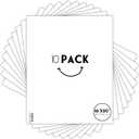 Golden State Art, 16x20 White Backing Board, Backer Boards for Frame, Picture (10 Pack)