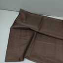 Simplebrand Chocolate Sheer Curtains 84 Inches Long, Light Filtering Rod Pocket Solid Color Window Sheer Curtain Panels, Elegant Curtains & Drapes for Living Room, Bedroom 2 Panels (42" W x 84" L)