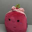 Squishmallows Original 14in Claudia The Purple Beet with Pink Headband  Official Jazwares Plush (Large)