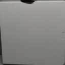 Folding Table 4 Foot Portable Heavy Duty Plastic Fold-in-Half Utility Table Small Indoor Outdoor Adjustable Height Folding with Carrying Handle, Camping and Party,White