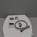Bidet Seat for Elongated Toilet Seat Non-Electric Soft Close with Quick Release Hinges for Easy Clean Dual Nozzle Front and Rear Wash(PG303A)
