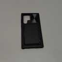 for Samsung Galaxy S23 Ultra Case with Card Holder & Kickstand & Slide Camera Protector, Military Grade Drop Shockproof Silicone Wallet Phone Case Cover for Galaxy S23 Ultra 5g 2023, Black