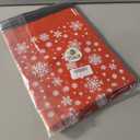 Shop4Mailers Christmas Poly Mailers 10x13 Inch  100 Pack Snowflake Waterproof Shipping Bags for Small Business, 2 Mil Self-Seal Mailing Envelopes, Durable Red Poly Mailers for Holiday Packaging