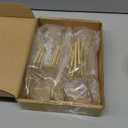 Hotop 12 Pieces Plate Hangers for Wall 6/8/10 Inch Stainless Steel Wire Invisible Plate Hangers Heavy Duty Display Holders with 12 Pieces Hooks for Wall Decorative(Gold)