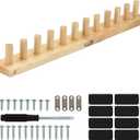 Chunky Knitting Blanket Loom, Thick Yarn Knitting Loom, Chunky Yarn Blanket Loom for Knitting Thick Yarn Projetcs, Foldable and Portable Chunky Blankets Extra Large Loom (12) (2)