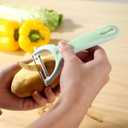 2 x Fanmusic Swivel peelers - potato peelersFruit and vegetable peelers for kitchen (I+Y 2 pieces) (2 Pack Assortment)