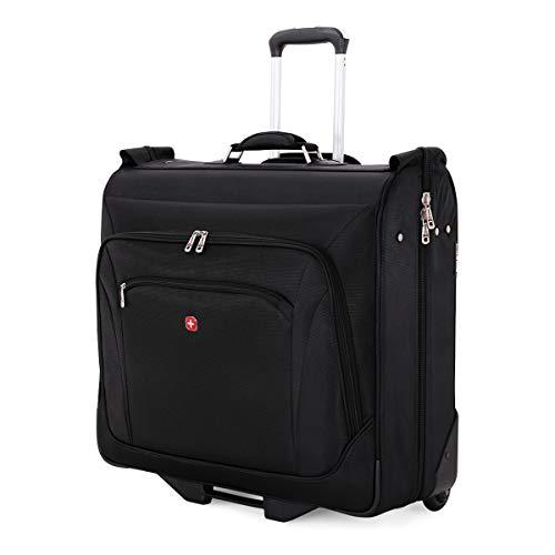 SwissGear 7895 Premium Rolling Garment Bag, Bonus Hanging Feature, Men's and Women's, 24-Inch Luggage - Black SwissGear 7895 Premium Rolling Garment Bag, Bonus Hanging Feature, Men's and Women's, 24-Inch Luggage - Black