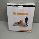 Pet Heating Pad for Cats Dogs Electric Heated Bed Waterproof Warming Mat Indoor Outdoor Chew Resistant Cord Adjustable 5 Timer and 6 Level Temperature for Pets Puppy Animals-Small-35.4x23.6in