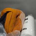 EHEYCIGA Orthopedic Dog Beds for Extra Large Dogs, Waterproof Memory Foam XL Pet Bed with Sides, Non-Slip Bottom and Egg-Crate Foam Big Dog Couch Bed with Washable Removable Cover, Pumpkin Orange (44.0"L x 32.0"W x 6.5"Th)